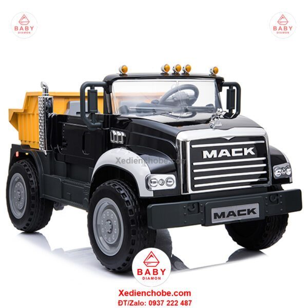 Xe điện cho bé xe ben Mack LB 8822 bản quyền, 1-10 tuổi