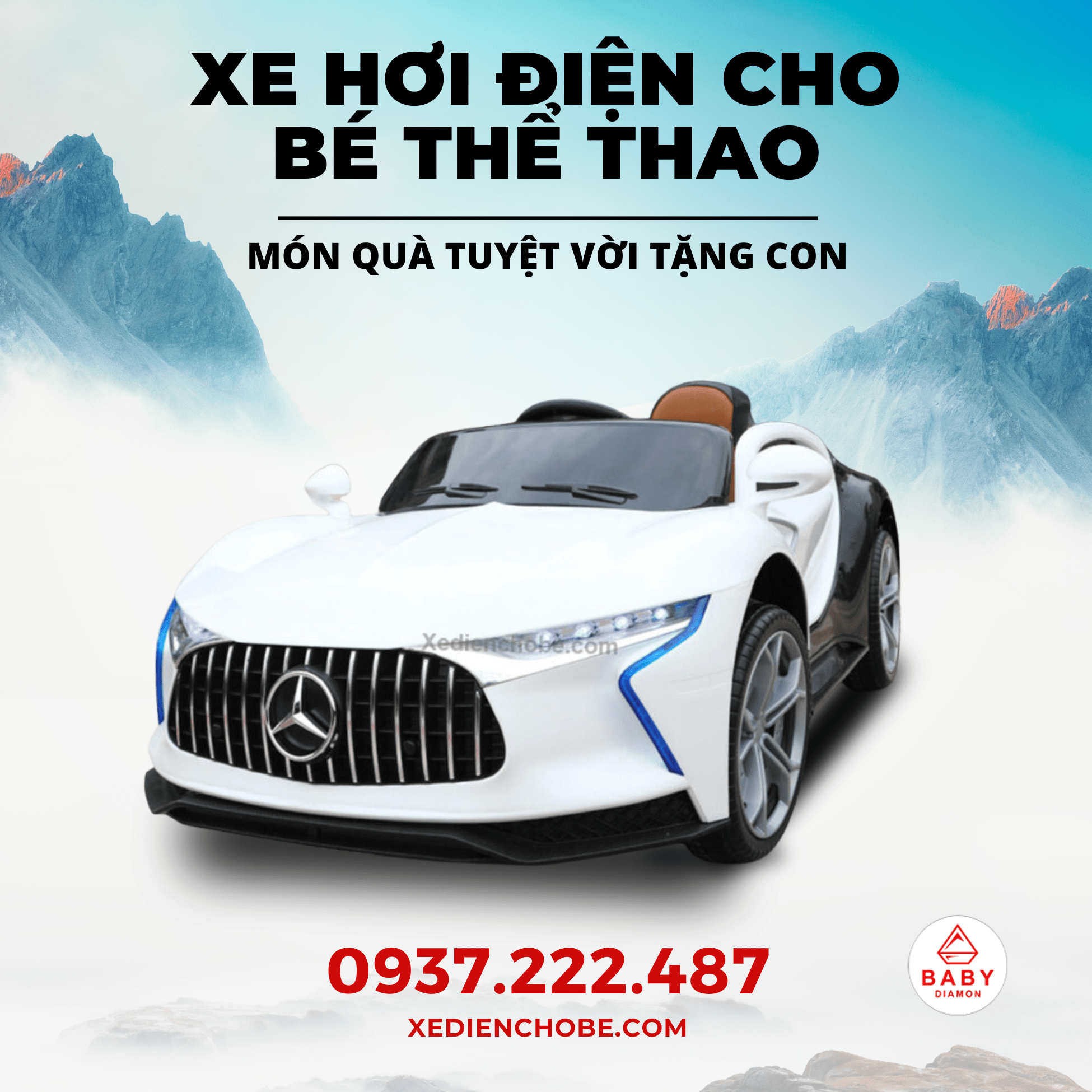 xe hơi điện cho bé thể thao