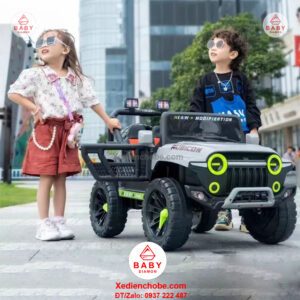 Xe điện trẻ em địa hình nhỏ Jeep Rubicon TS 3, 1-5 tuổi, tải 30 ký