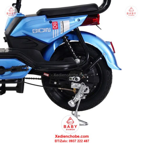 Xe đạp điện Gicinu SK8 siêu đẳng cấp, 2 yên ghế, tải trong lớn