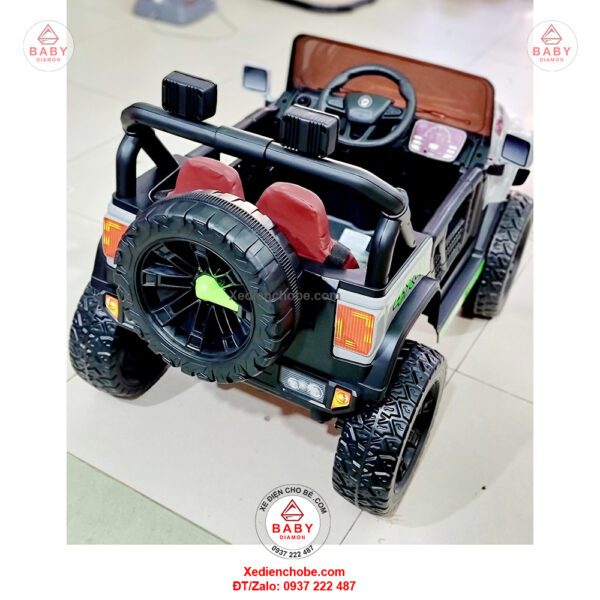 Xe điện cho bé Jeep Rubicon địa hình nhỏ TK 9188, 1-4 tuổi