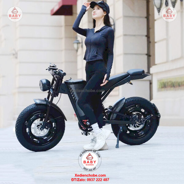 Xe đạp điện trợ lực Super SP 73 Pro, bản carbon, cao cấp