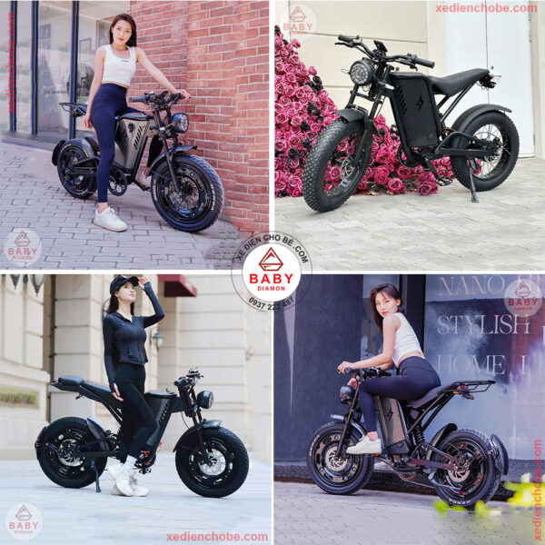 Xe đạp điện trợ lực Super SP 73 Pro, bản carbon, cao cấp